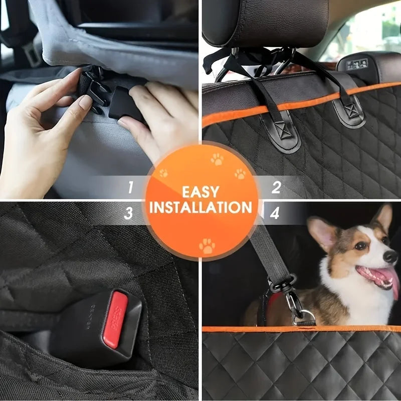 Waterproof Scratch-Resistant Dog Car Seat Cover Hammock